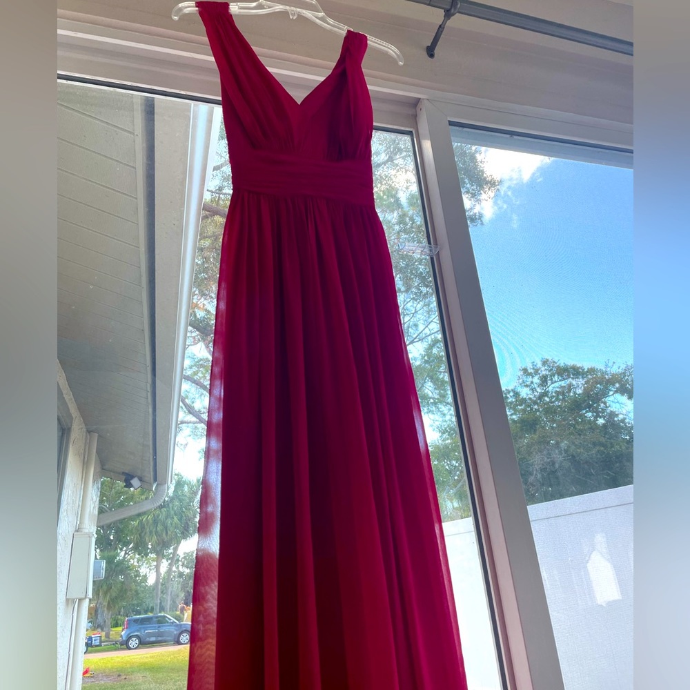 After Six floor length formal dress